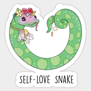 Self Love Snake Sticker